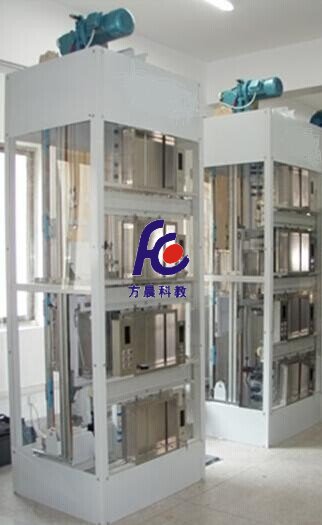 四層實物電梯實訓(xùn)考核設(shè)備